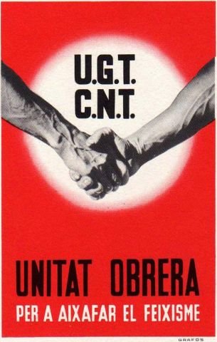 Plakat aus dem Spanischen Bürgerkrieg CNT-FAI 121